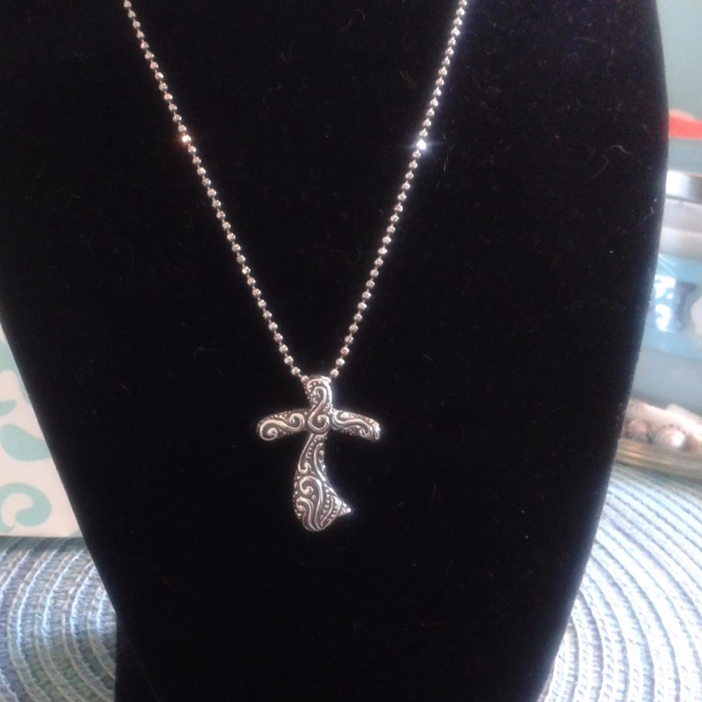 Sterling Silver Cross Necklace  NWOT